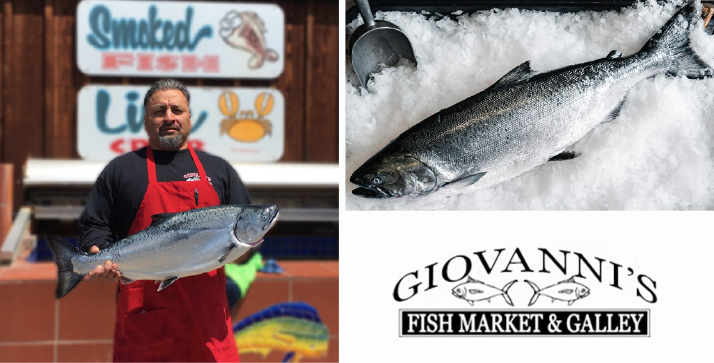 Giovanni's Fish Market in Morro Bay with fresh California seafood