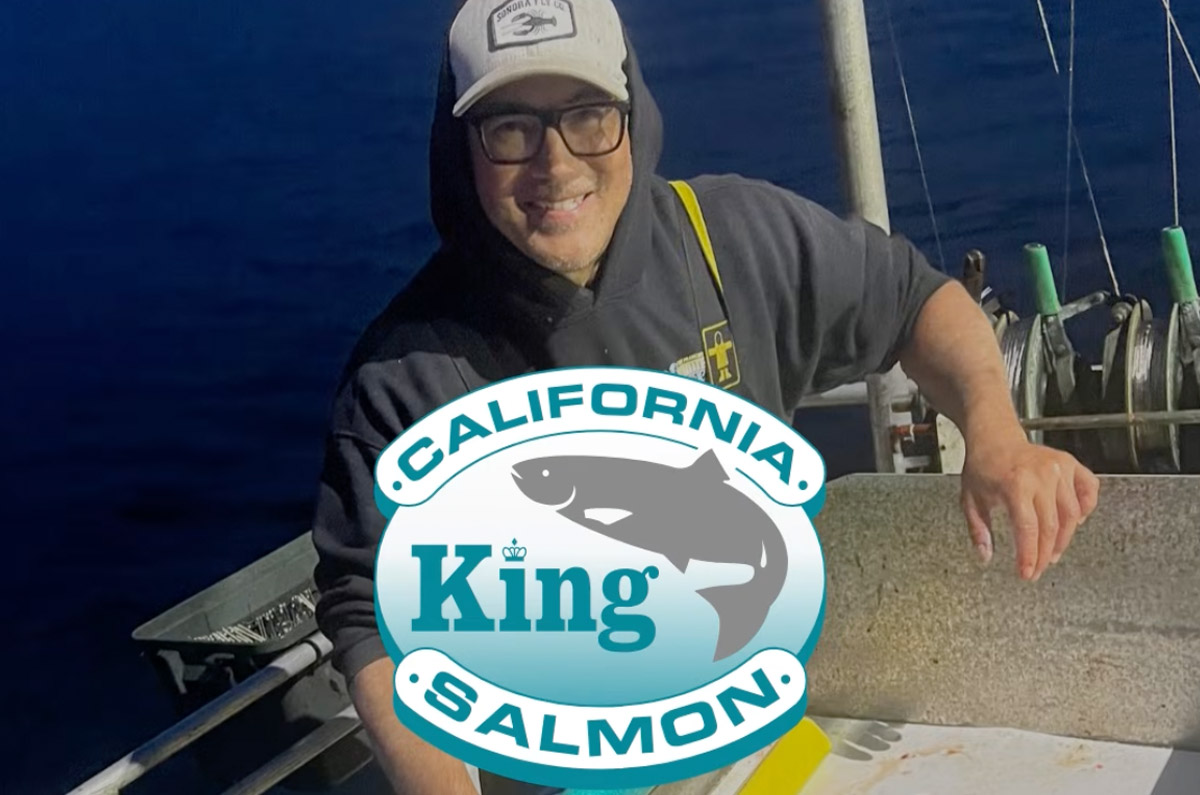 Matt Juanes Fisherman with California King Salmon Council logo